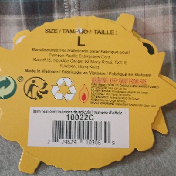 The Show and Tail, The Say Fleece Dog Coat  Fall Winter Sz L NWT - Picture 5 of 7